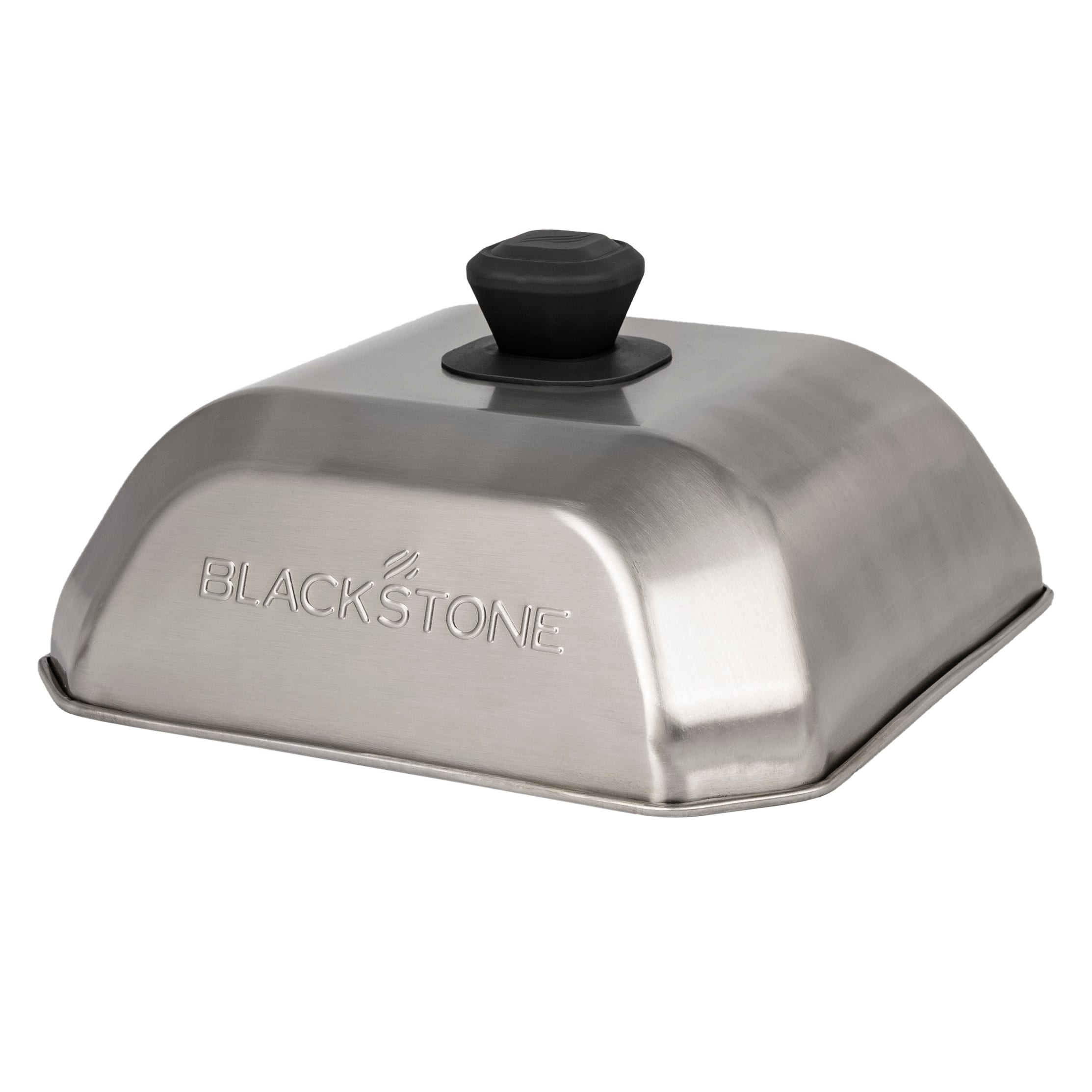 Angle Zoom. Blackstone - 10-in Square Stainless Steel Basting Dome with Heat-resistant Handle - Silver.