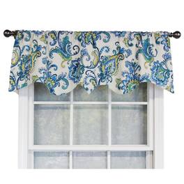 RLF Home - Sconset Rega Style 3" Rod Pocket Valance 50" x 17" - Cornflower