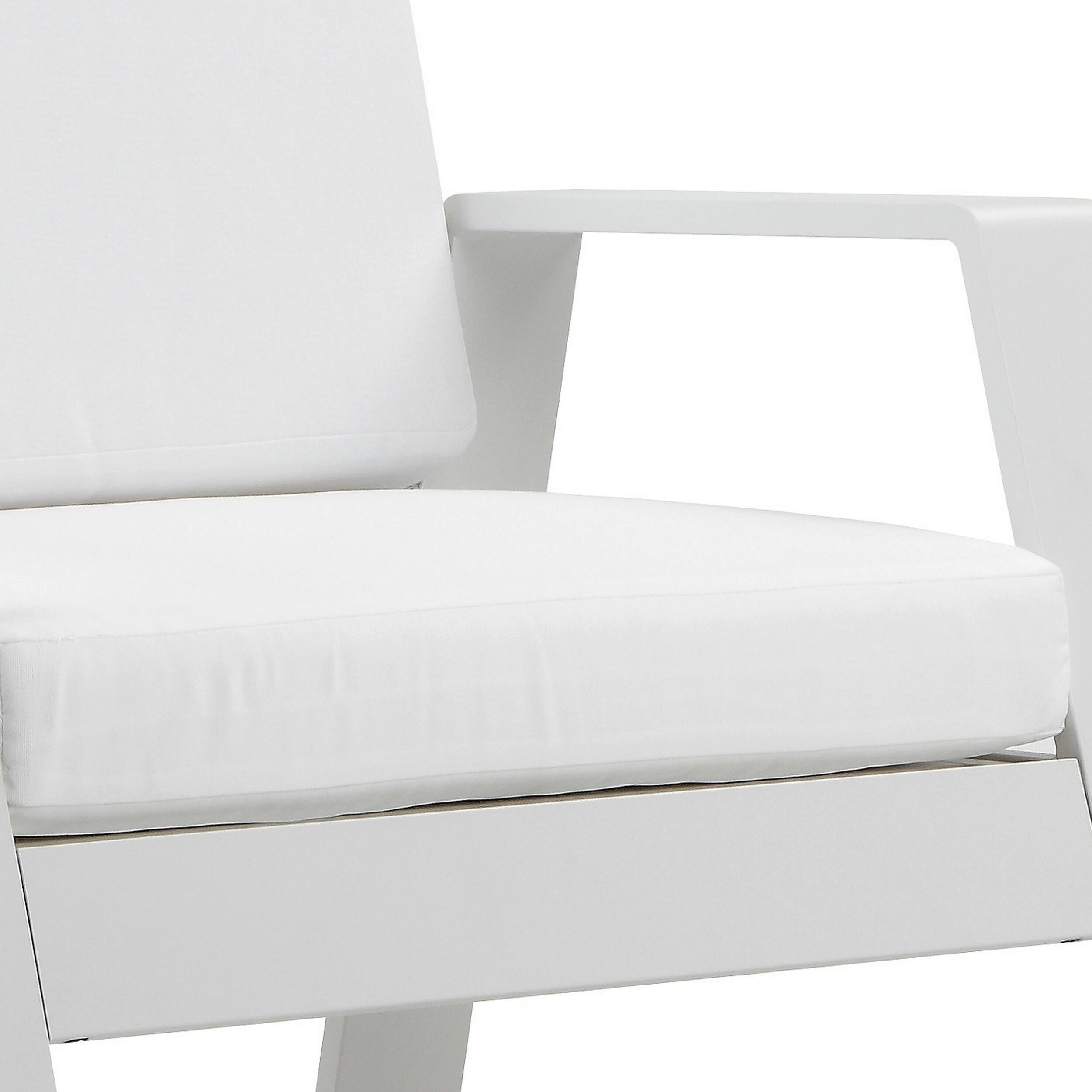 Manhattan Lane Xia 32 Inch Armchair, Aluminum Frame, Fade Resistant ...