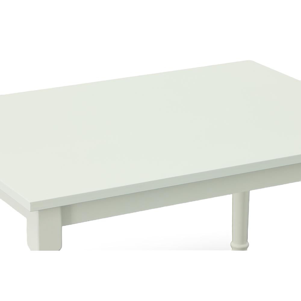 Alt View 2. Carolina Chair & Table - Draven Farmhouse Dining Table - Pure White - White.