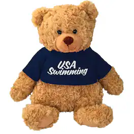 Mascot Factory - USA Swimming 9" Bear Cuddle Buddies Plush Toy - Navy