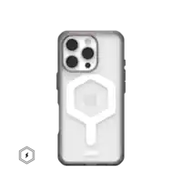 UAG - Plyo Series Case with Magsafe for Apple iPhone 16 Pro - Ash/White - Front_Zoom