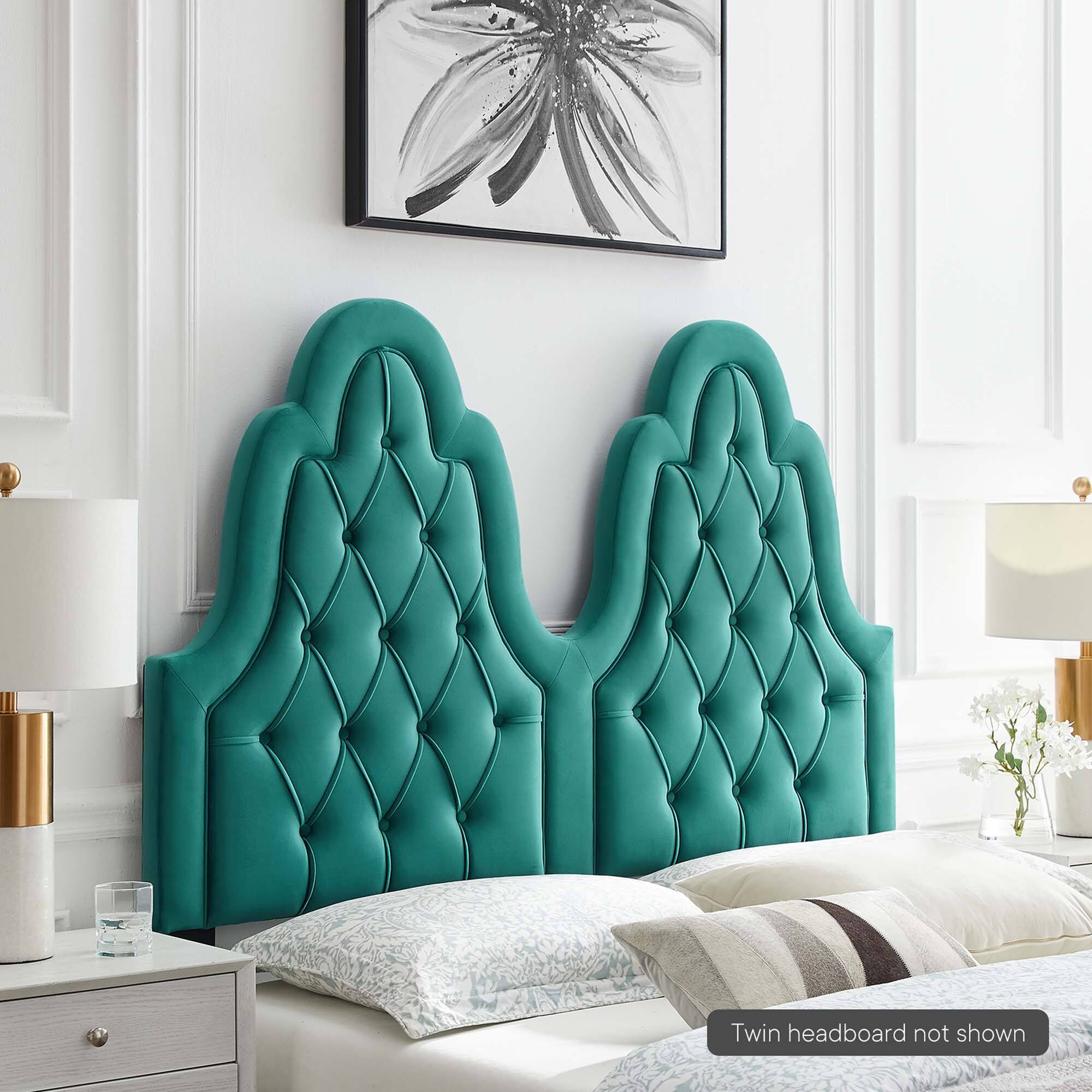 Twin headboard not shown
