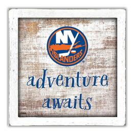 Fan Creations - New York Islanders 14'' x 13'' Adventure Awaits Money Box - Multicolor