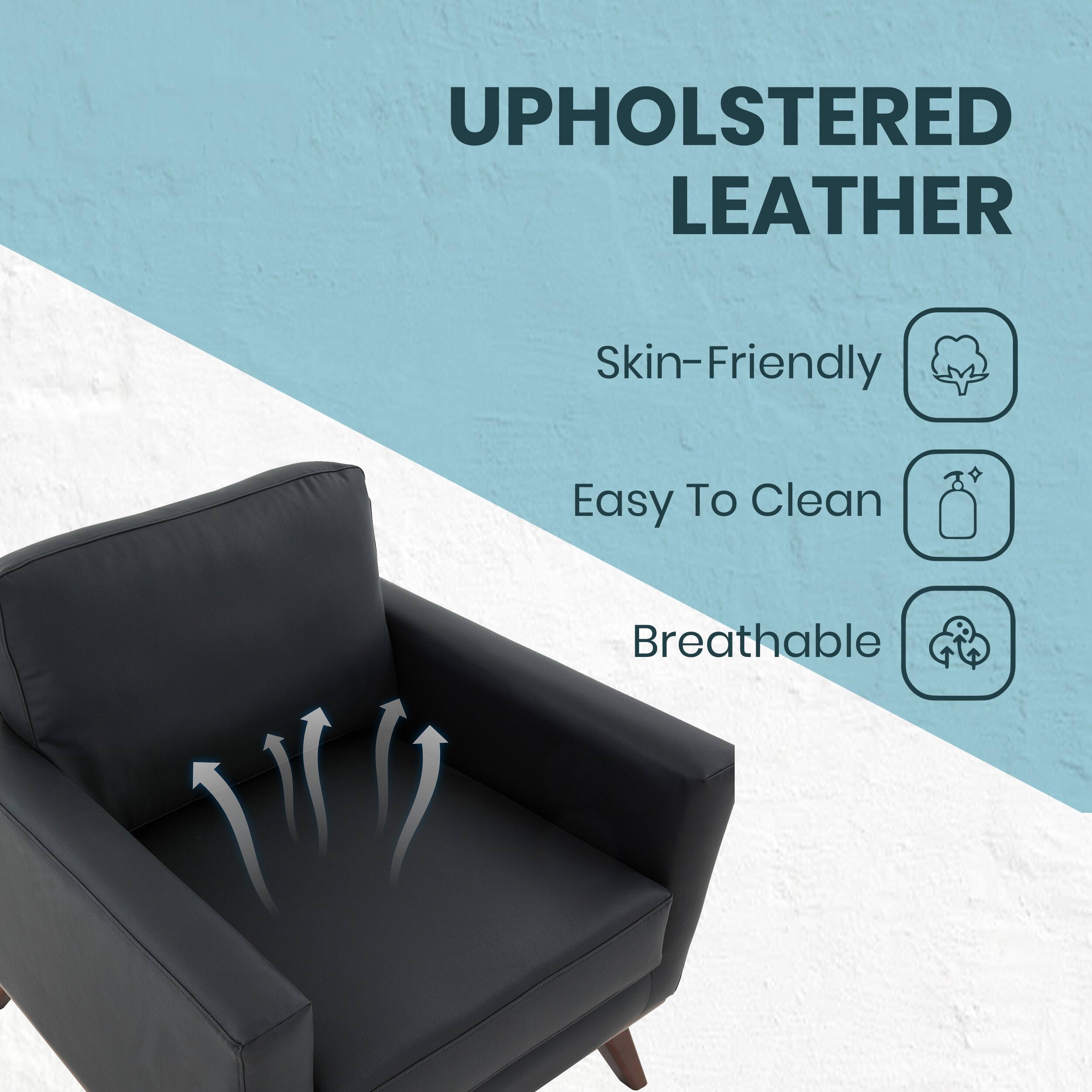 UPHOLSTERED LEATHER

- Skin-Friendly
- Easy To Clean
- Breathable