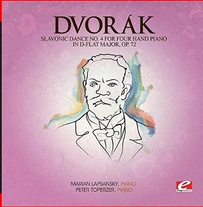 DVOŘÁK
SLAVONIC DANCE NO. 4 FOR FOUR HAND PIANO IN D-FLAT MAJOR, OP. 72
MARIAN LAPSANSKY, PIANO
PETER TOPERZER, PIANO