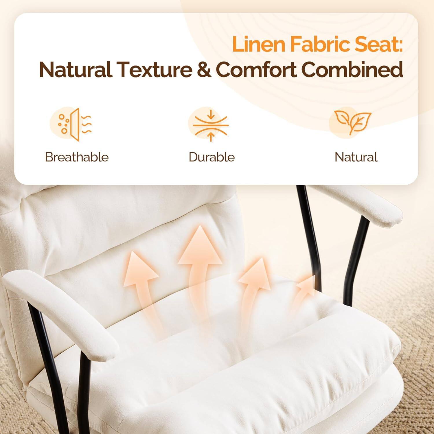 Linen Fabric Seat: Natural Texture & Comfort Combined

- Breathable
- Durable
- Natural