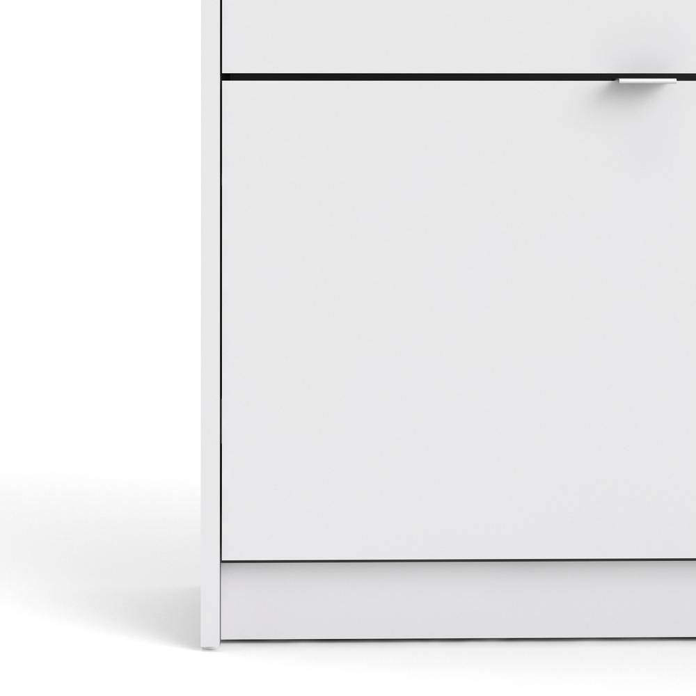 Alt View 1. Tvilum - Bright 4 Drawer Shoe Cabinet - White.