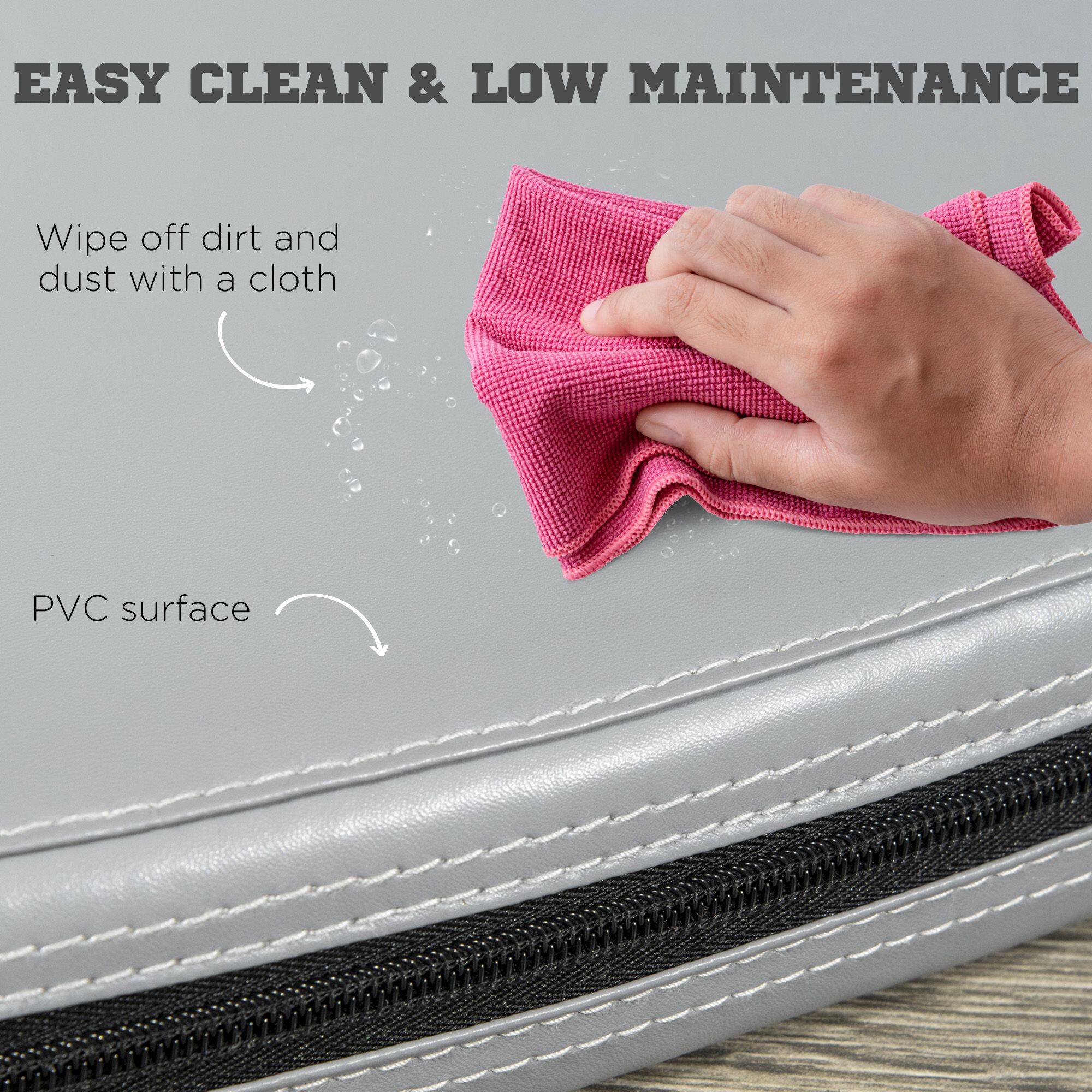 EASY CLEAN & LOW MAINTENANCE

Wipe off dirt and dust with a cloth

PVC surface