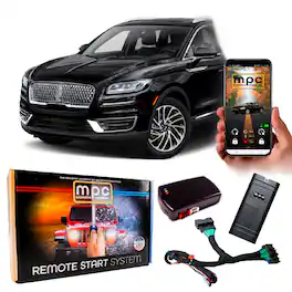 MPC - Plug-n-Play Smartphone Activated Remote Start For 2016-2019 Lincoln Nautilus - Black