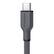 Angle. HyperGear - Flexi Pro USB-C to USB-C Soft-Touch Silicone Fast Charge Sync Cable 15 Ft - Gray.