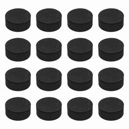 Unique Bargains - Single Sided Speaker Isolation Pads 35x16mm Round EVA Acoustic Foam Anti-Vibration Feet for Speaker Subwoofer, 16pcs - Black