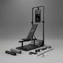 Speediance - Smart Home Gym, Gym Monster 2 Works Plus, Smart AI-Powered Multi-Functional Smith Machine for Home Workout - Black