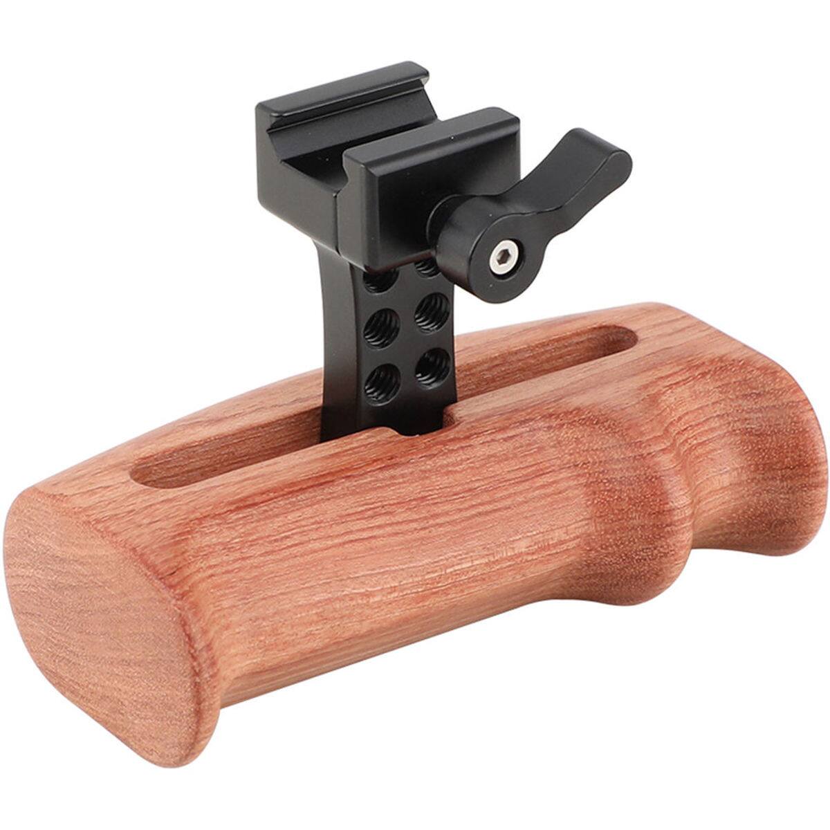 Alt View 1. CAMVATE - CAMVATE Wooden Handle Grip for DSLR Camera Cage Rig (Either Side).