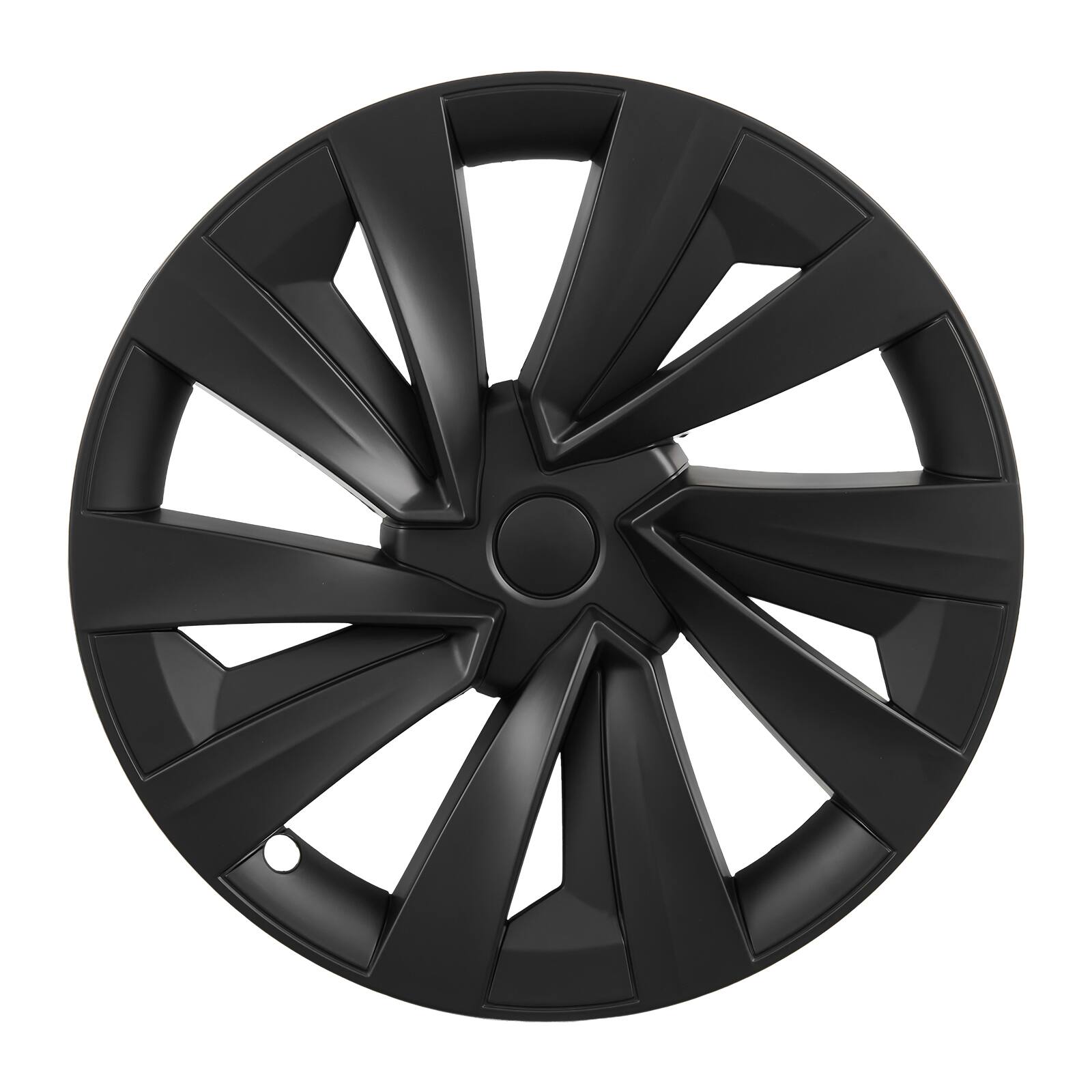 Alt View 5. VEVOR - Hubcaps Wheel Covers for 2025 Tesla Model Y, 19 Inch Set of 4 Wheel Rim Cover Hubcaps OEM Style Replacement - Black.