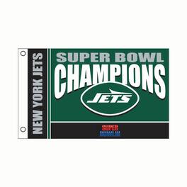 Evergreen Enterprises - 3' x 5' Super Bowl Champions Single-Sided Flag - Green