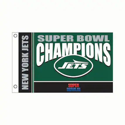 NEW YORK JETS
SUPER BOWL CHAMPIONS
JETS
SUPER BOWL III