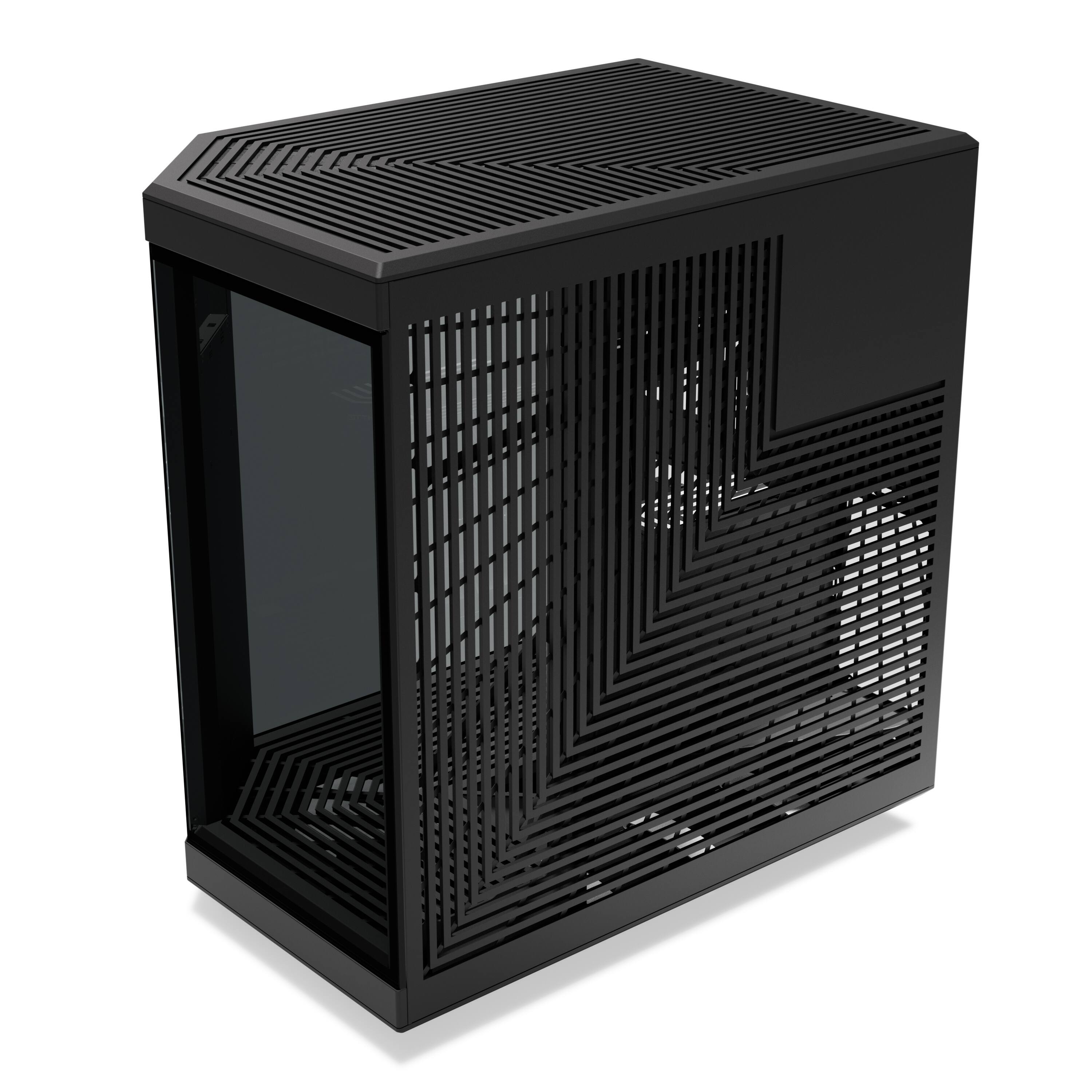 Alt View 14. HYTE - HYTE Y70 touch infinite Dual Chamber ATX Mid Tower Modern Aesthetic Case With Integrated 2.5K IPS Touchscreen - Pitch Black.