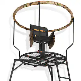 Muddy - 16' Liberty Tripod Stand Hunting Gear with Flex Tek Seat Hunting Chair - Black