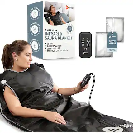 HEAT THERAPY
lifepro
STRESS RELIEF
WELNEST
BIOREMEDY INFRARED SAUNA BLANKET
THE PERFECT GIFT
DETOX
BURN CALORIES
STRESS RELIEF
IMPROVE CIRCULATION
lifepro
DETOX WRAPS
INCREASE SWEATING
$7.00 K