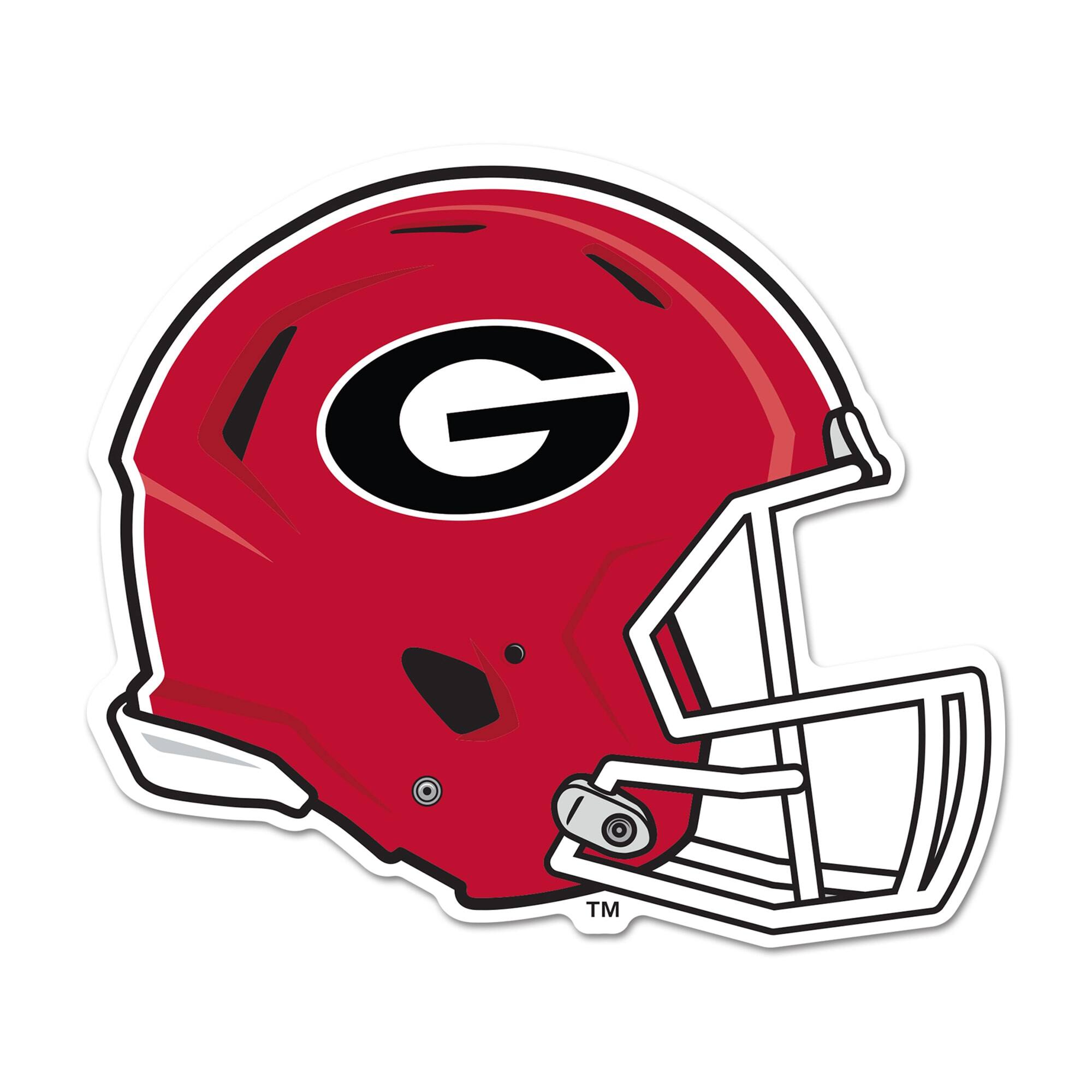 Georgia Bulldogs 14" Helmet Wood Sign