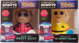 Handmade by Robots - Back to the Future - Marty & Doc (Blacklight) 2-Pack - COLLECTIBLES