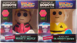 Handmade by Robots - Back to the Future - Marty & Doc (Blacklight) 2-Pack - COLLECTIBLES - Multicolor