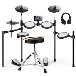 Donner music - Donner DED-70 Electronic Drum Kit for Youth