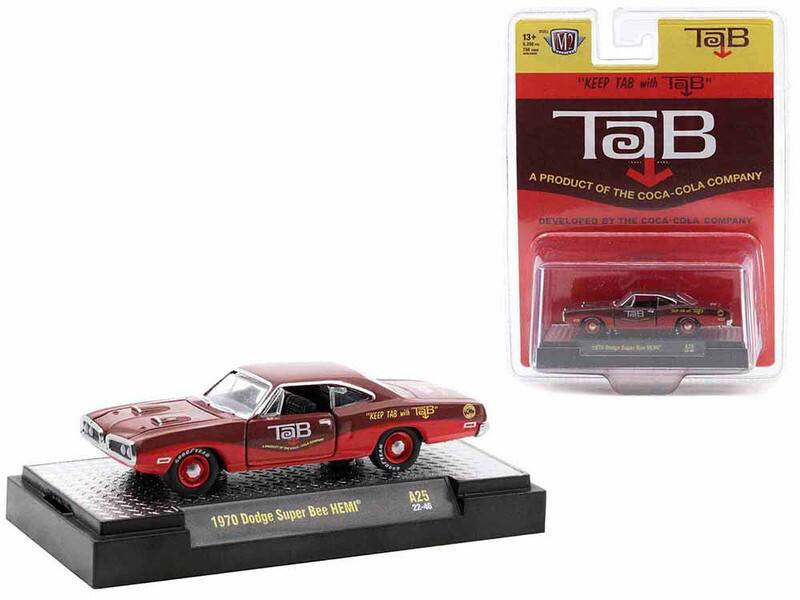 13+ M2 TaB "KEEP TAB with TAB" TaB A PRODUCT OF THE COCA-COLA COMPANY DEVELOPED BY THE COCA COLA COMPANY TB TaB "KEEP TAB" 1970 Dodge A25 22-46