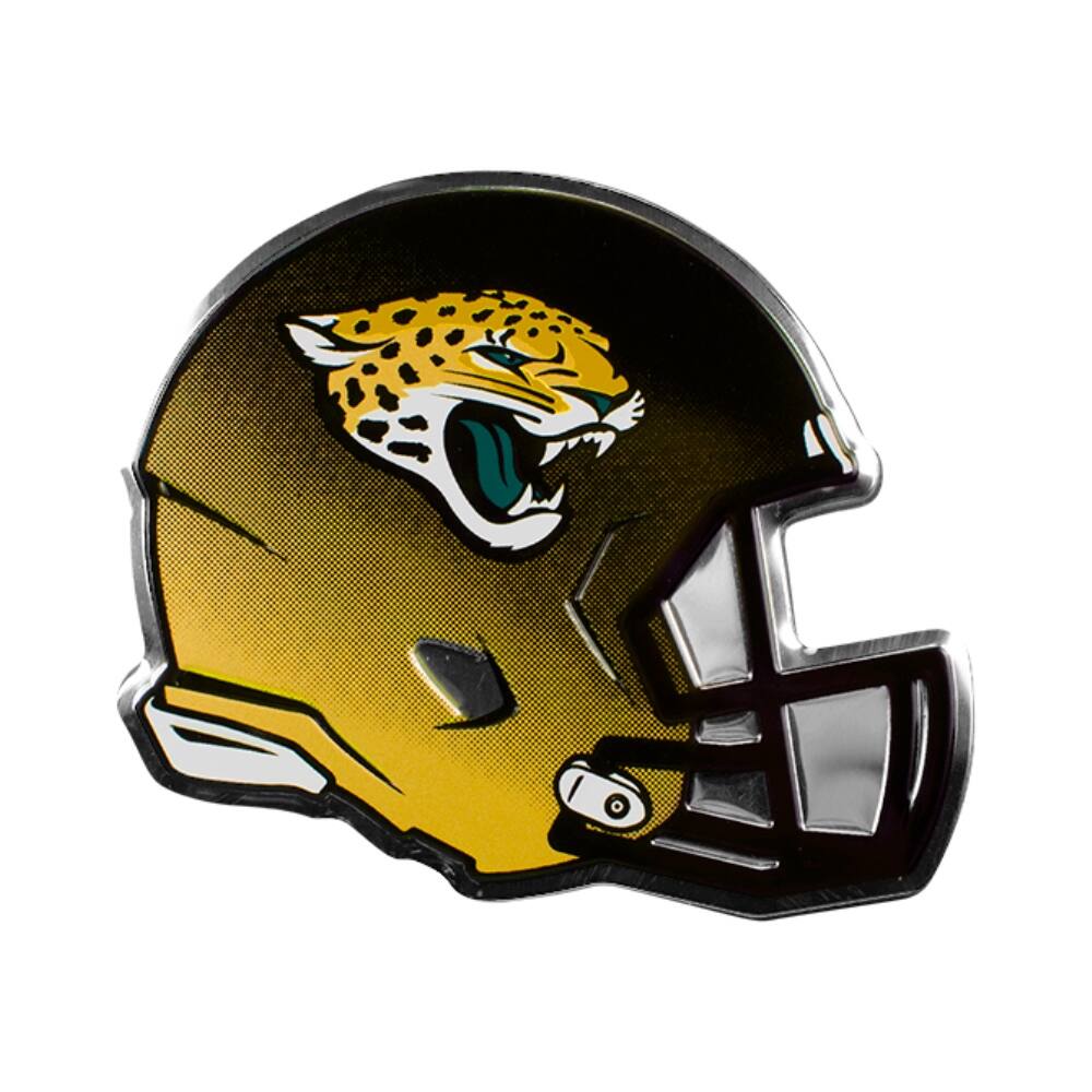 Front. TCL - Jacksonville Jaguars Easy Peel & Stick Full Color Aluminum Helmet Emblem - Multi.
