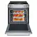 Angle. KitchenAid - 6.4 Cu. Ft. Self-Cleaning Slide-In Electric Convection Range - Stainless steel.