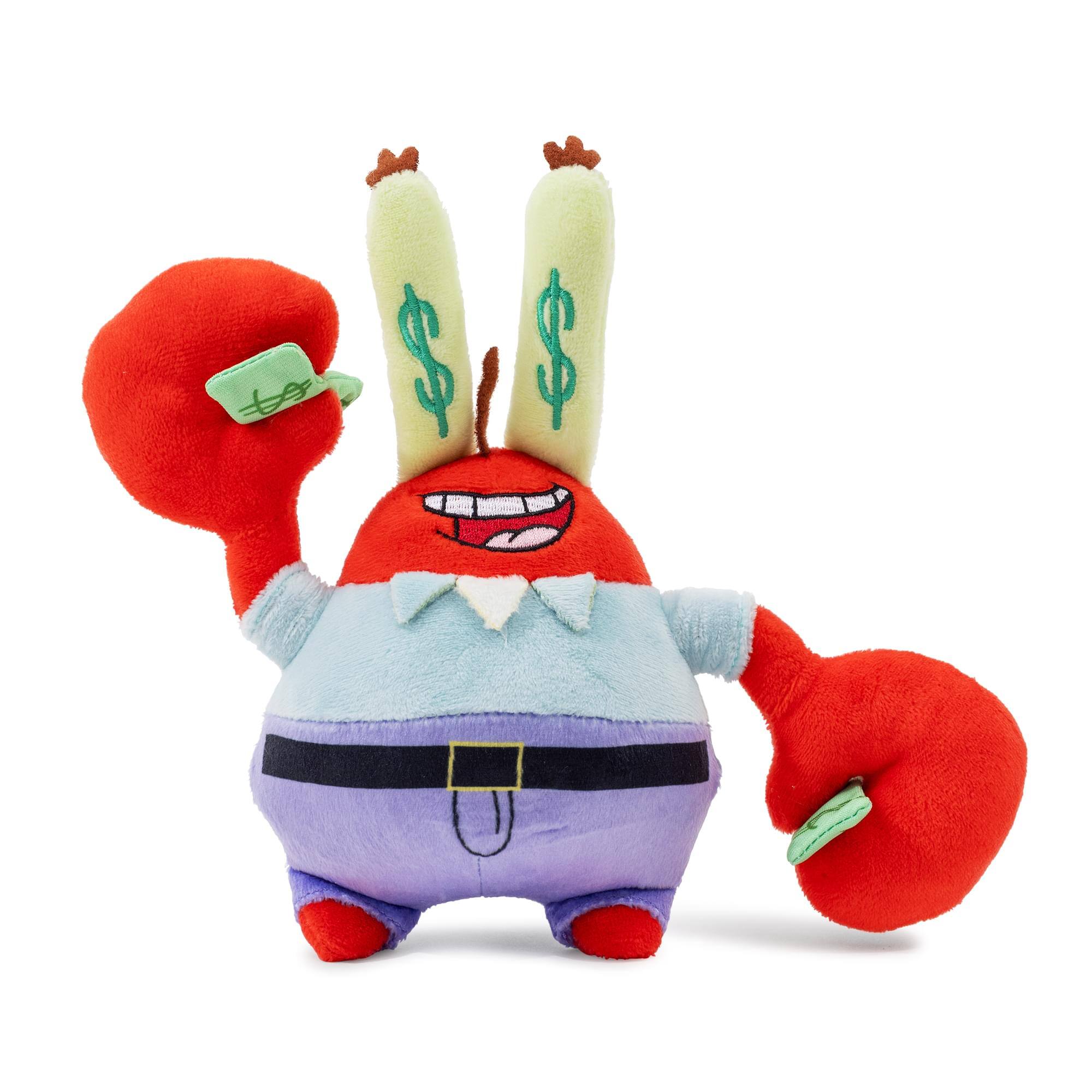 Front. Nickelodeon - Nickelodeon SpongeBob SquarePants Mr. Krabs Holding Money 10-Inch Plush - Multi-Colored.
