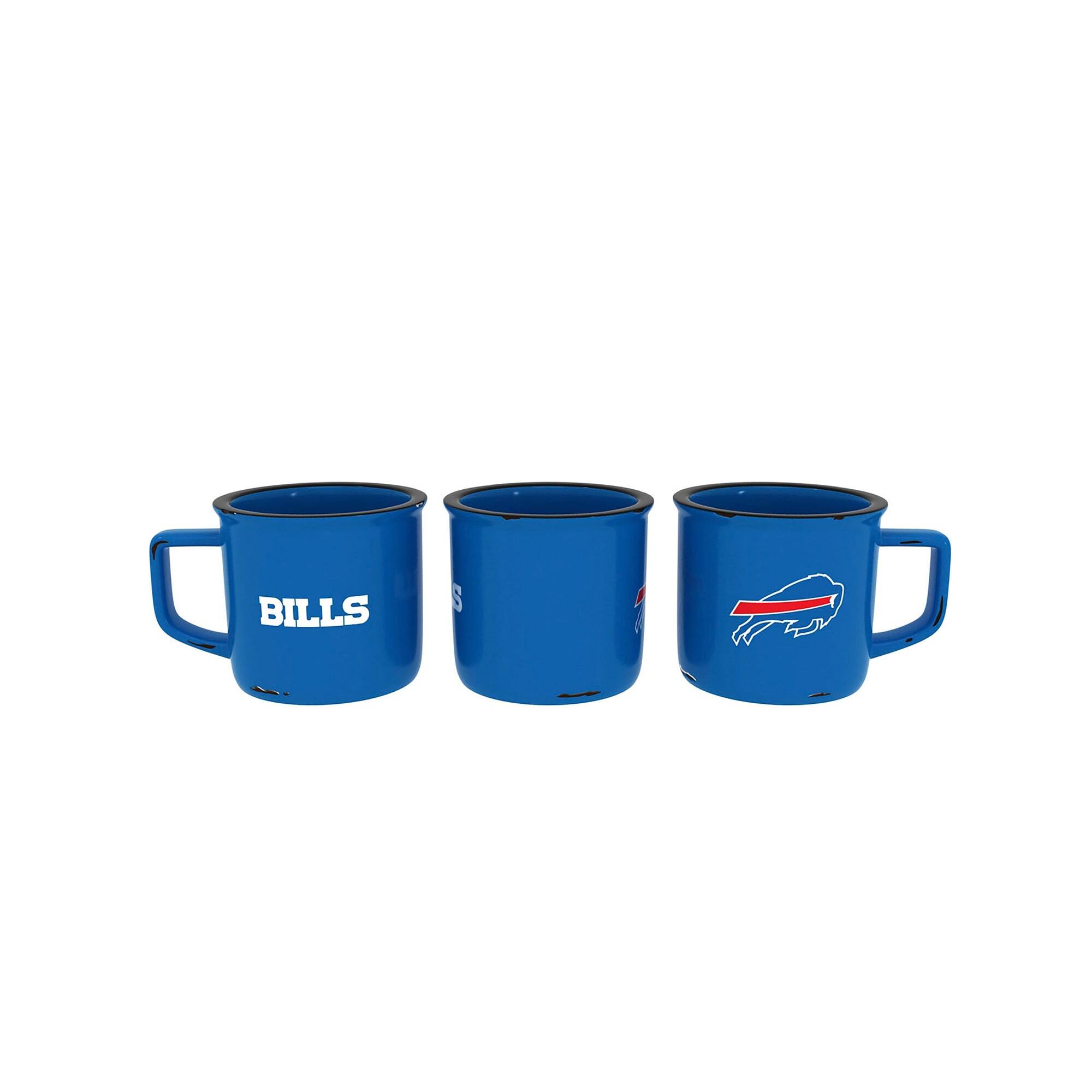 Alt View 1. Evergreen Enterprises - Buffalo Bills 14oz. Ceramic Camp Cup with Gift Box - Multicolor.