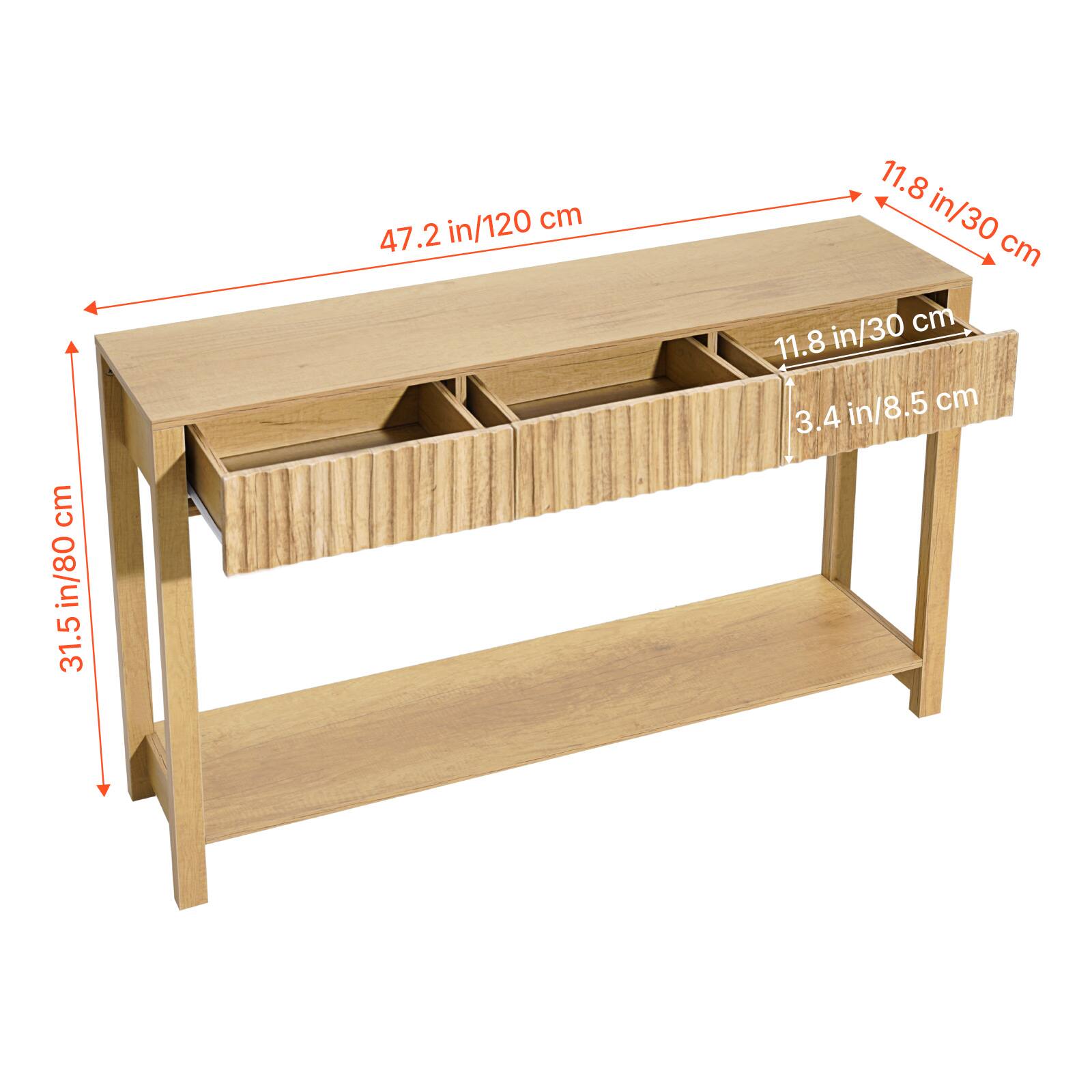 - 47.2 in/120 cm
- 11.8 in/30 cm
- 11.8 in/30 cm
- 3.4 in/8.5 cm
- 31.5 in/80 cm