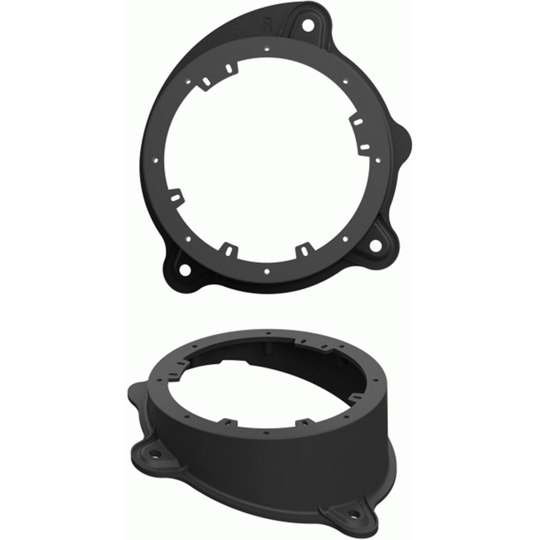 Alt View 20. Metra - Speaker Adapter Plate for Select Mercedes 2000-2006 Vehicles (2-Pack) - Black.