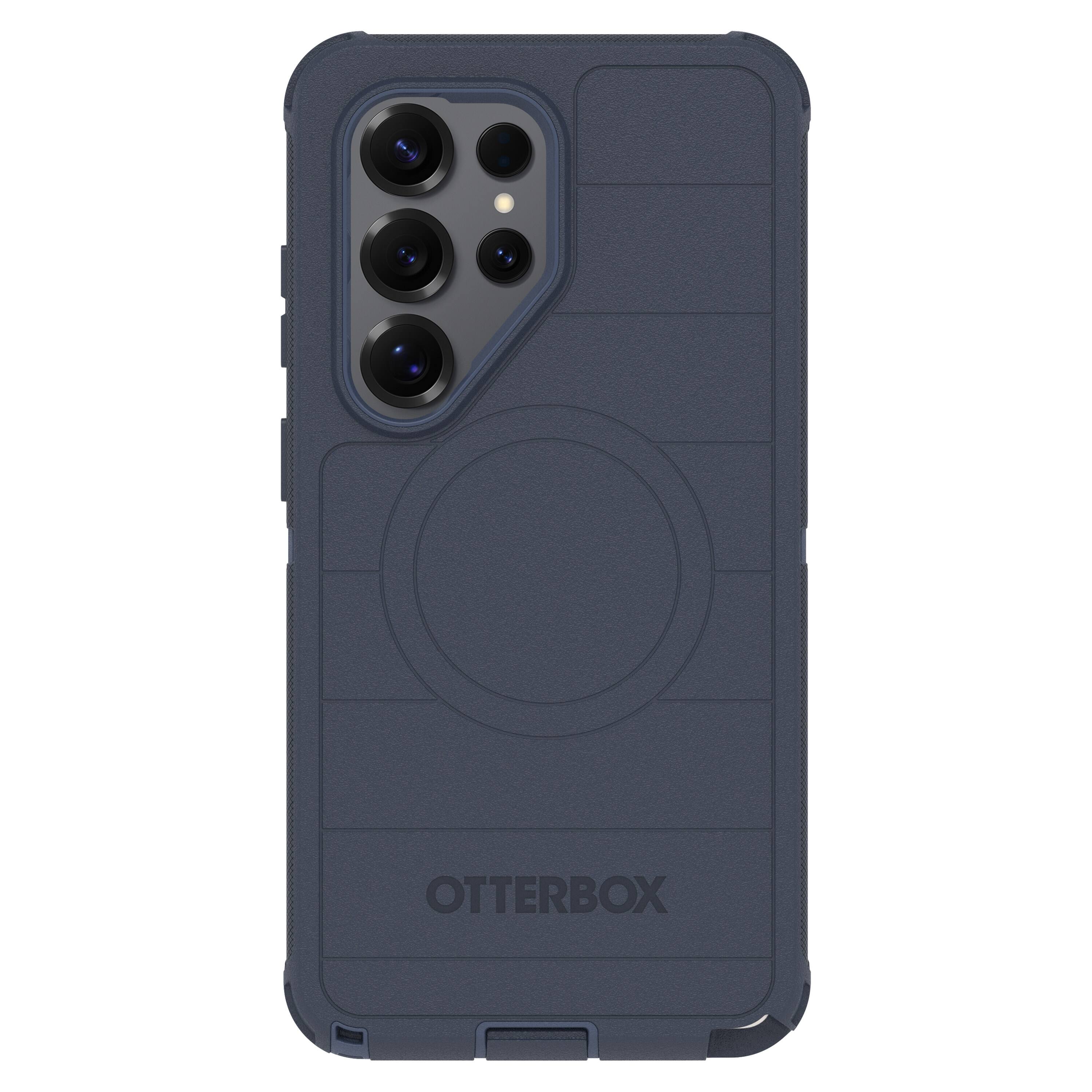 Angle. OtterBox - Defender Series Pro Hard Shell for Samsung Galaxy S26 Ultra - Blue.