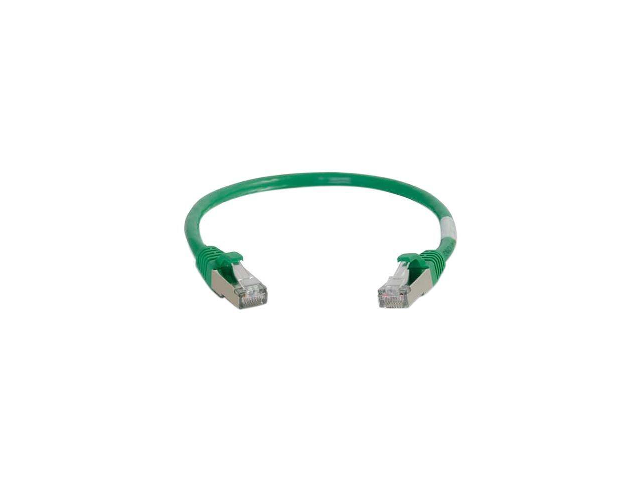 Alt View 3. Cables to Go - C2G 00826 Cat6 Cable - Snagless Shielded Ethernet Network Patch Cable, Green (2 Feet, 0.60 Meters).