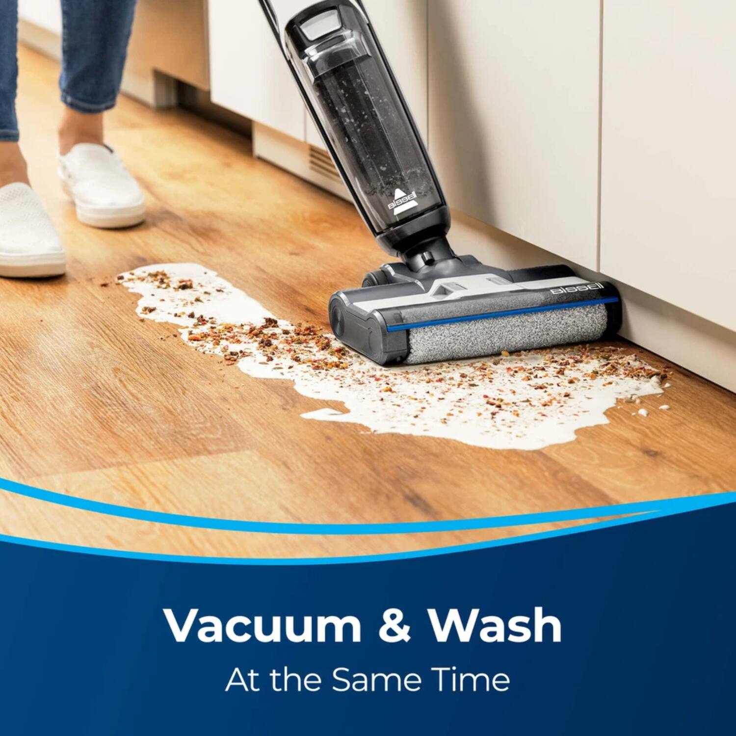 Bissell Vacuum & Wash  
At the Same Time