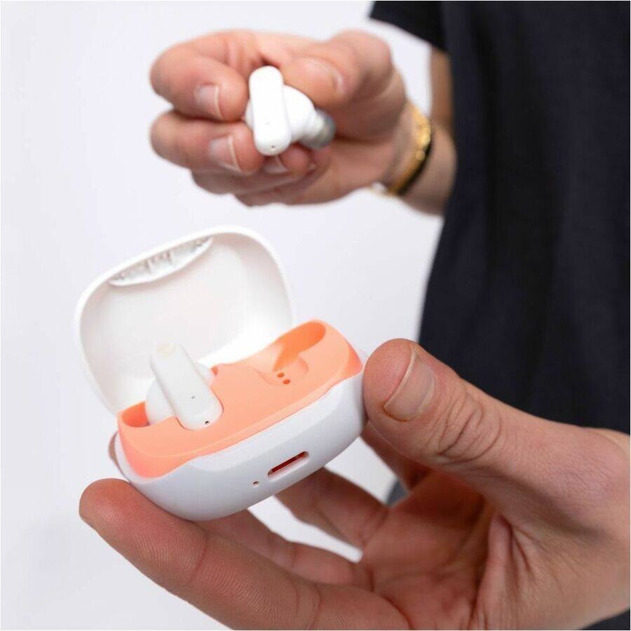 Alt View 1. Skullcandy - Skullcandy Smokin Buds Earset - Stereo - True Wireless - Bluetooth - 16 Ohm - 20 Hz to 20 kHz - Earbud - Binaural - Dual Color.