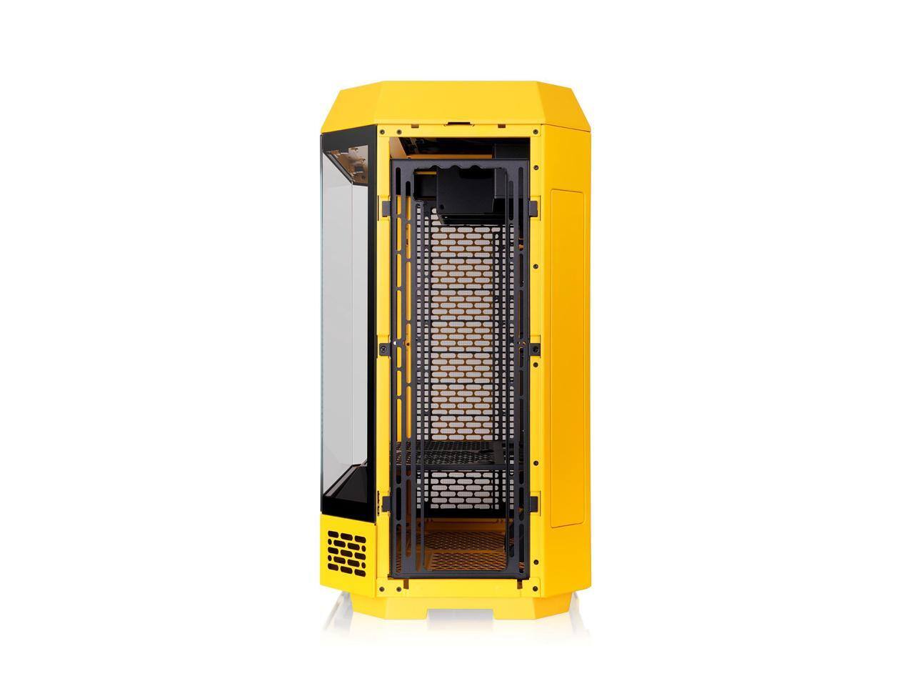 Alt View 4. Thermaltake - Thermaltake The Tower 600 Bumblebee Mid Tower Chassis CA1Z100M4WN00 - Bumblebee.