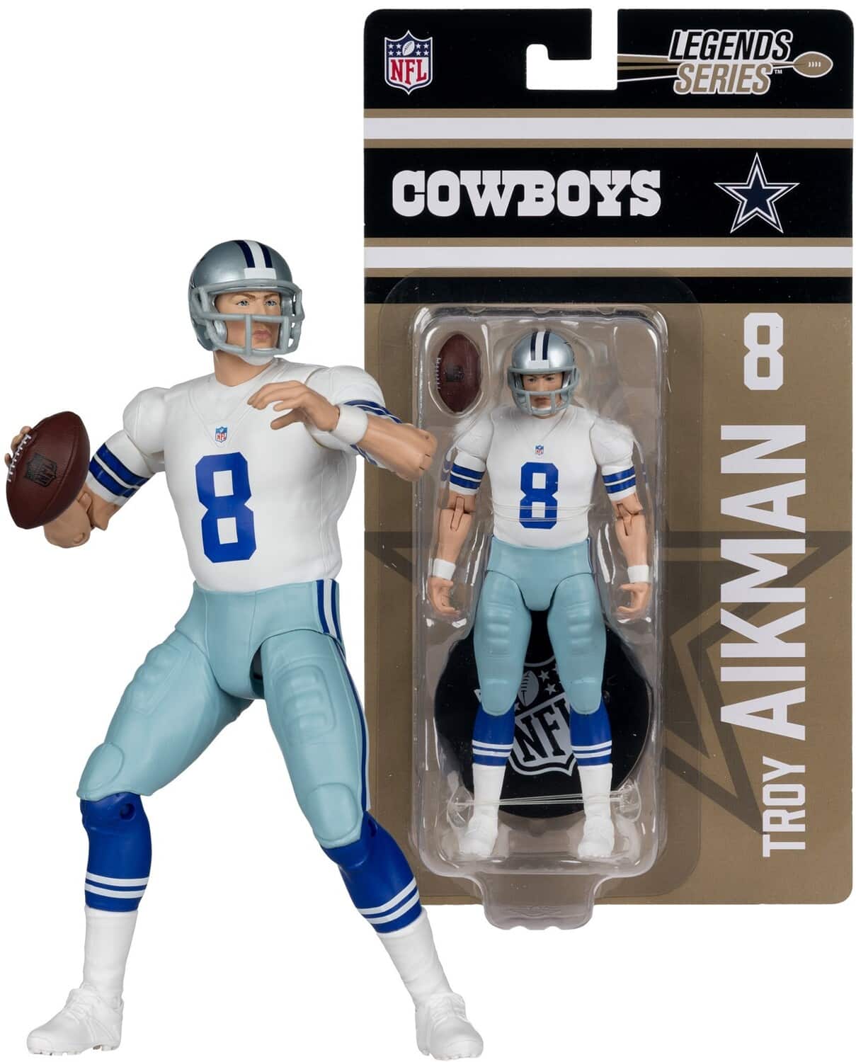 "McFarlane Toys - Troy Aikman - McFarlane's SportsPicks - Legends Series: NFL - Troy Aikman (Dallas Cowboys) 6"" Action - COLLECTIBLES - Multicolor" price history on PriceWatchPro