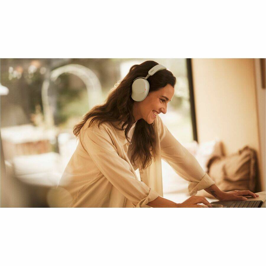 Alt View 1. Jabra - Jabra Evolve3 85 Headset - Microsoft Teams Certification - Stereo - USB Type C, Mini-phone (3.5mm) - Wired/Wireless - Gray.