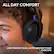 ALL DAY COMFORT
LIGHTWEIGHT DUAL LAYER MEMORY FOAM EARCUPS