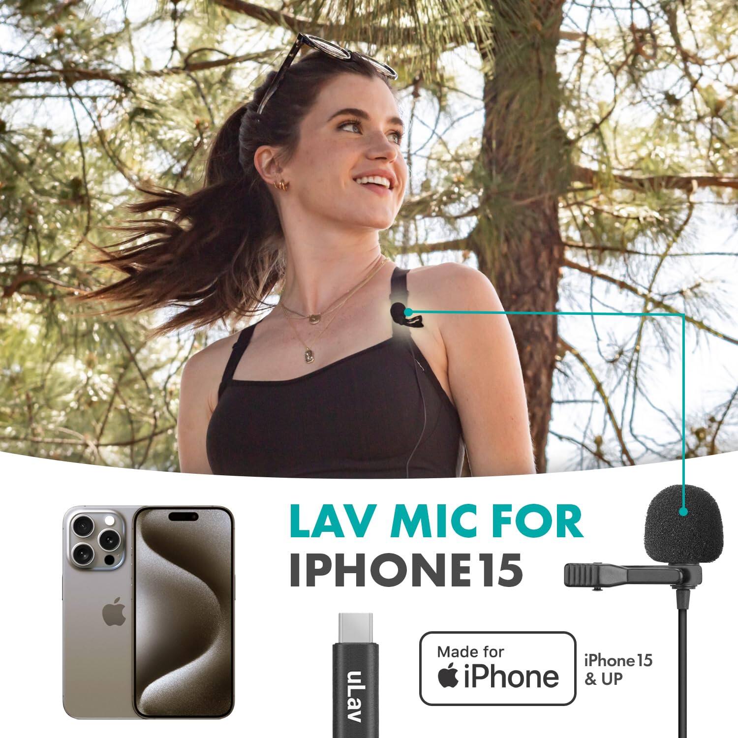 LAV MIC FOR IPHONE 15

Made for iPhone

iPhone 15 & UP