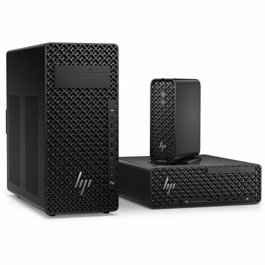 Alt View 7. HP - HP Z2 G1i Workstation - Intel Core Ultra 5 245K - 32 GB - 1 TB SSD - Small Form Factor - Black - Intel W880 Chip - Black.