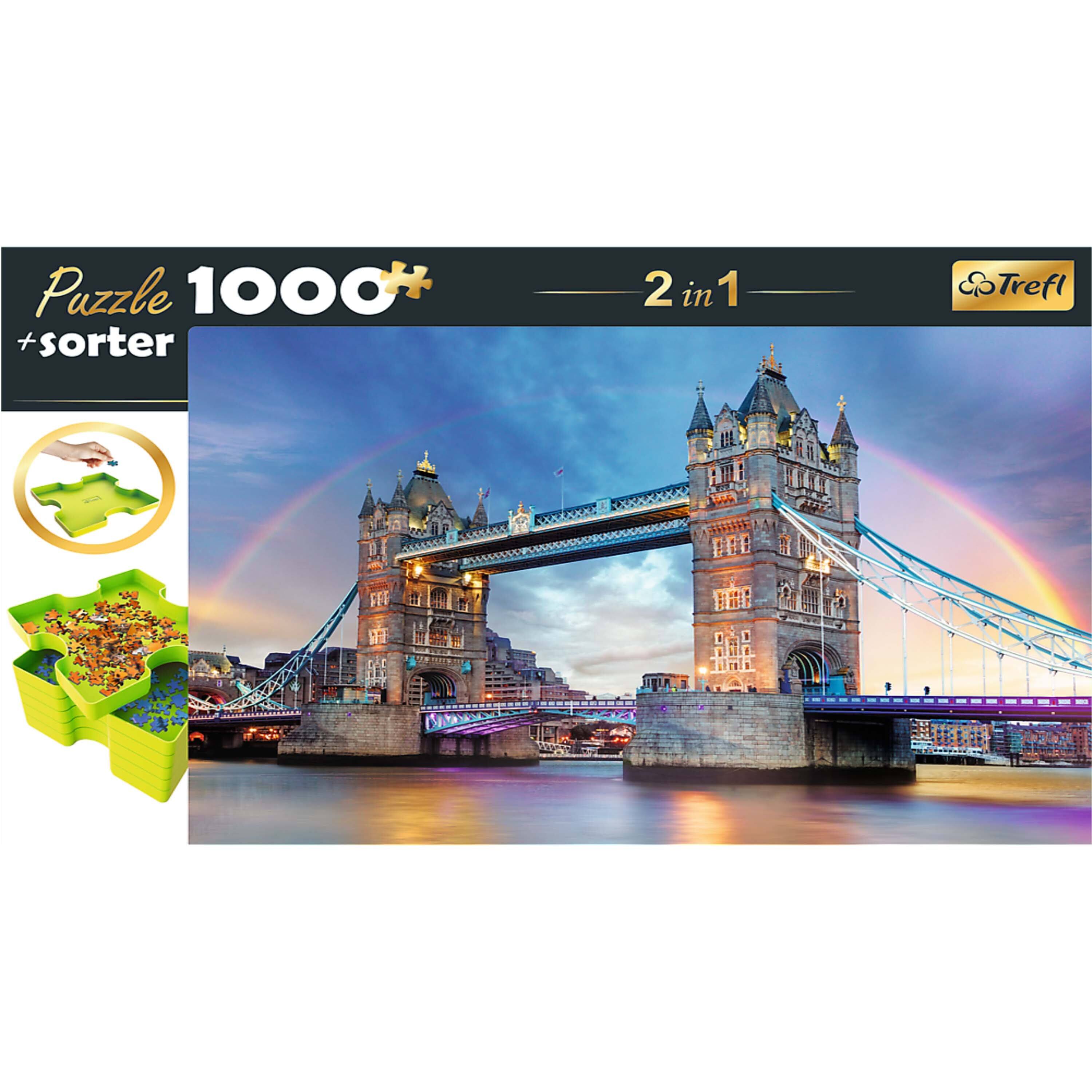 Puzzle 1000+ sorter  
2 in 1  
Trefl