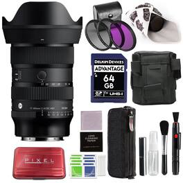 Sigma - 17-40mm f/1.8 DC Art Lens for L-Mount with Advanced Accessory and Travel Bundle | 214969 | 17-40mm L Mount Lens