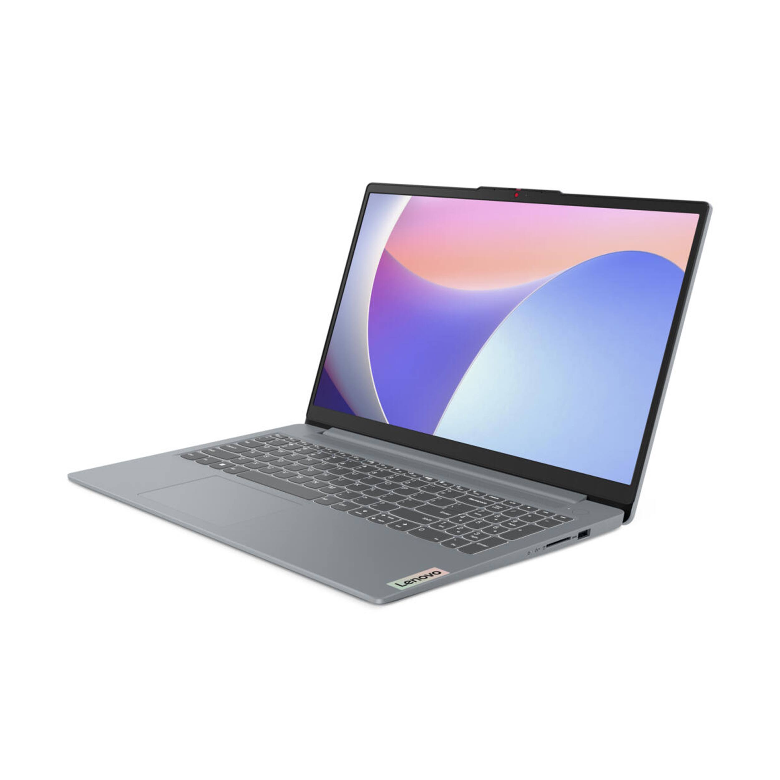 Alt View 3. Lenovo - Lenovo IdeaPad Slim 3i 15.6" FHD Laptop,Intel Core i3-N305,8GB RAM,128GB UFS,Intel UHD Graphics,Win 11,Gray - Gray.