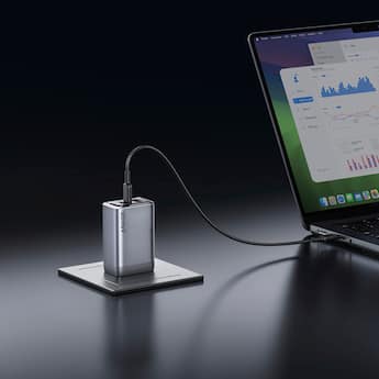 Anker Prime Charger (100W, 3 Ports, GaN) Silver - Best Buy Anker Prime Charger (100W, 3 Ports, GaN) Silver - Best Buy