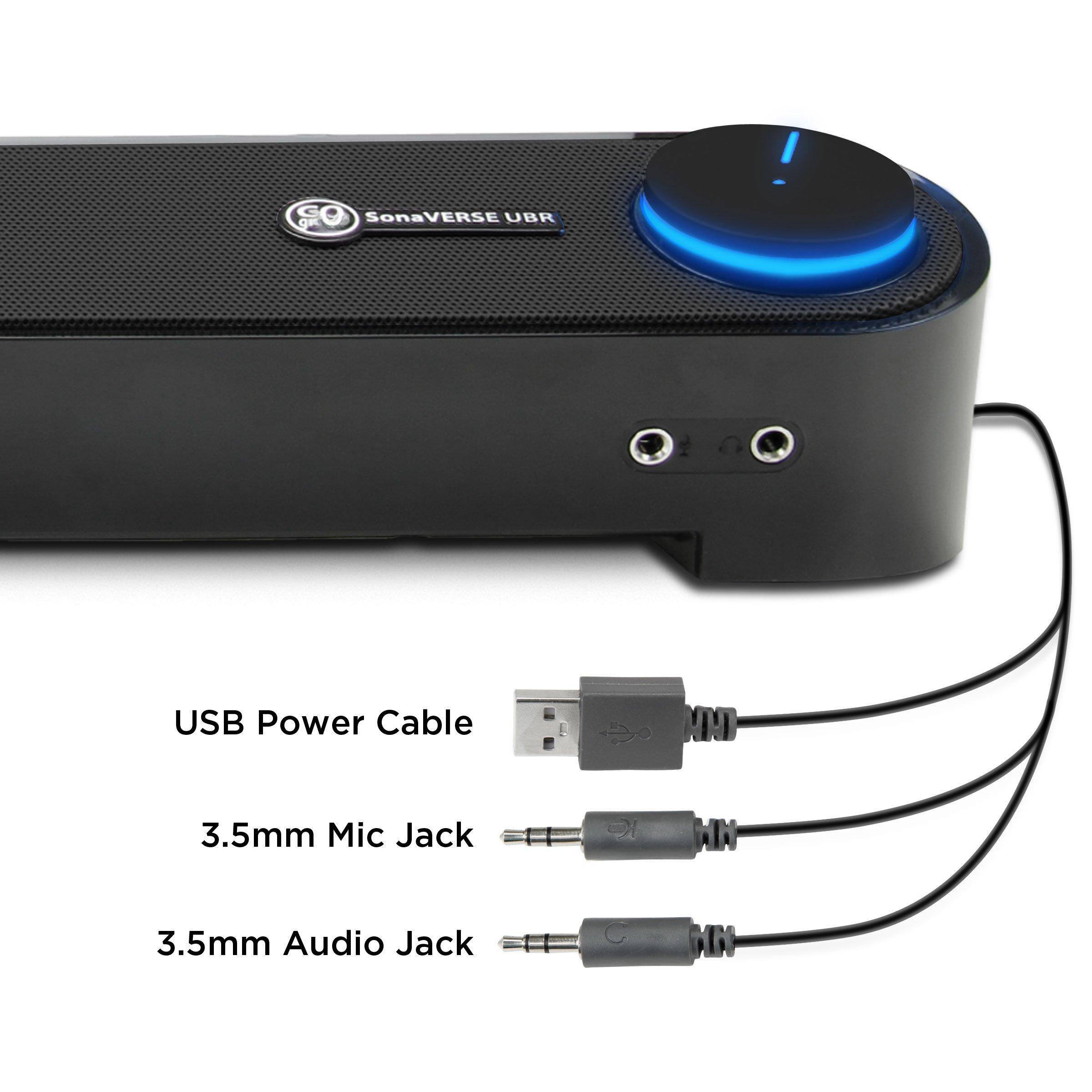SonaVERSE UBR

USB Power Cable

3.5mm Mic Jack

3.5mm Audio Jack